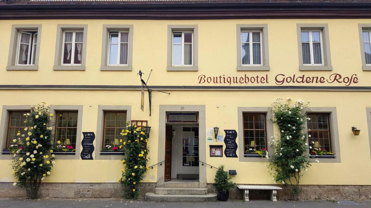 Boutiquehotel Goldene Rose - Self-Check-In Rothenburg ob der Tauber Exterior foto